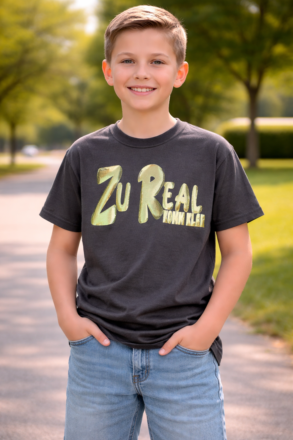 Shirt "Zu Real - komm klar"