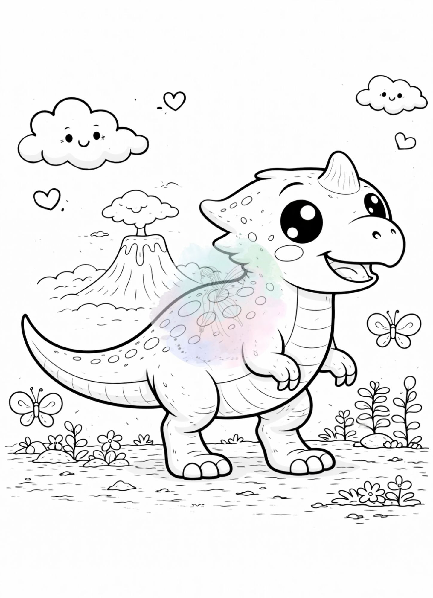 Ausmalbilder Dino