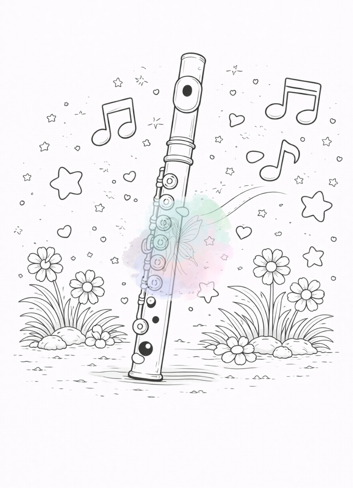 Ausmalbilder Musik