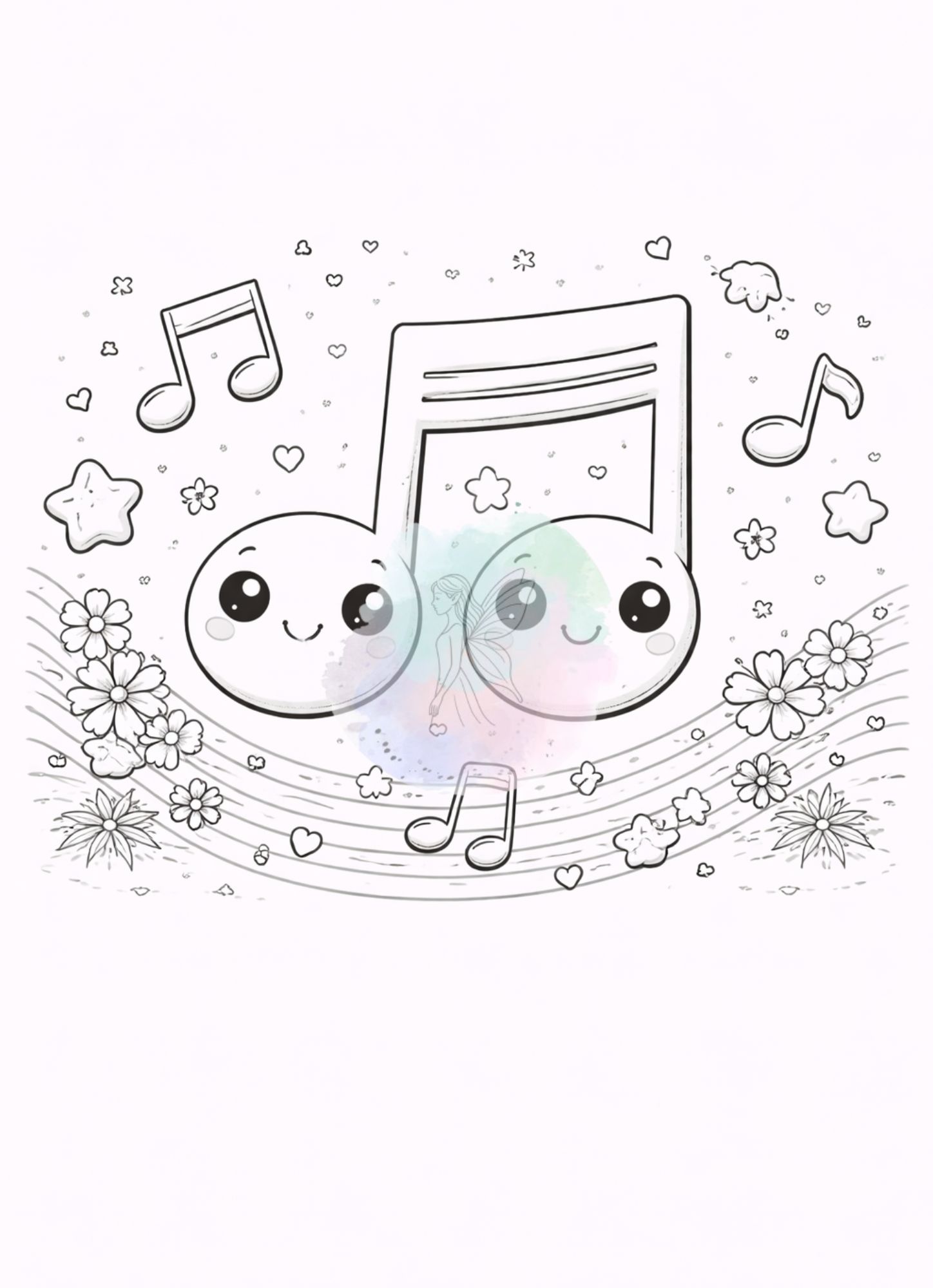 Ausmalbilder Musik