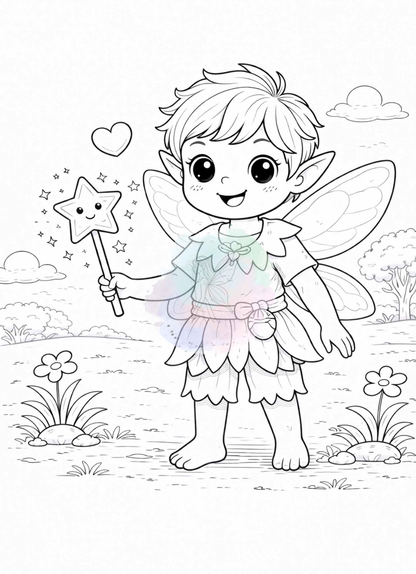 Ausmalbilder Fairy