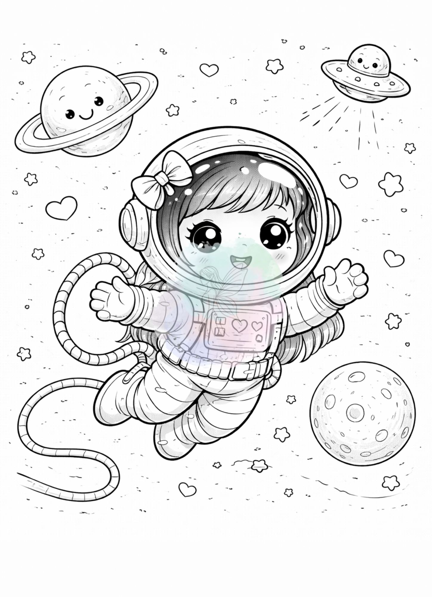Ausmalbilder Astronaut