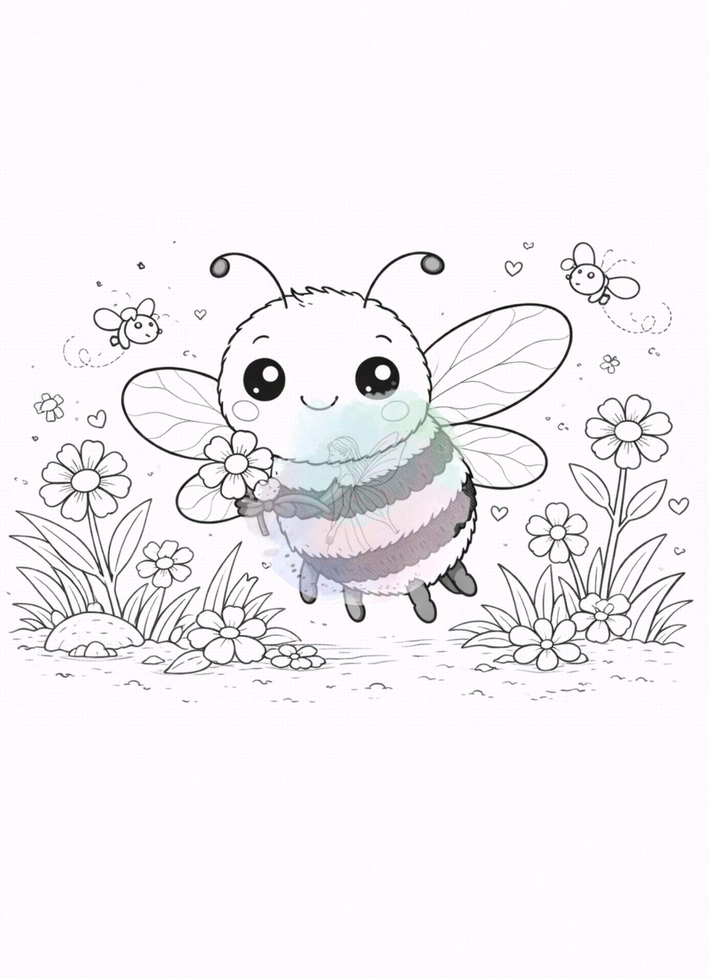 Ausmalbilder Insekten