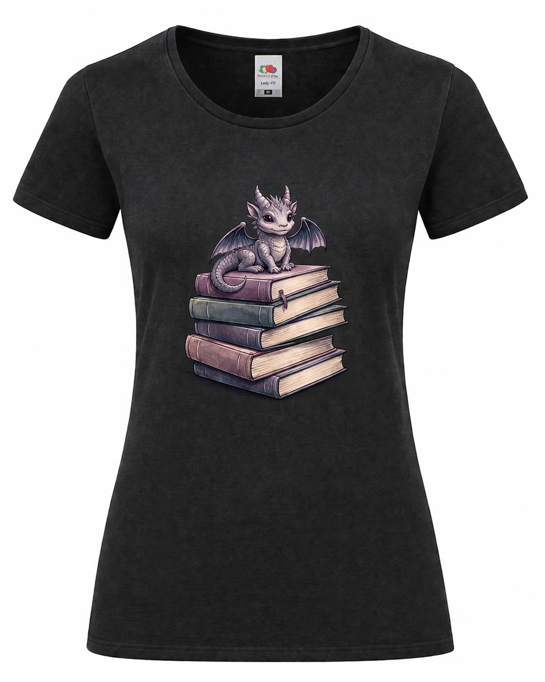 Zwischen Seiten wohnt Magie – Drachen Bücher T-Shirt