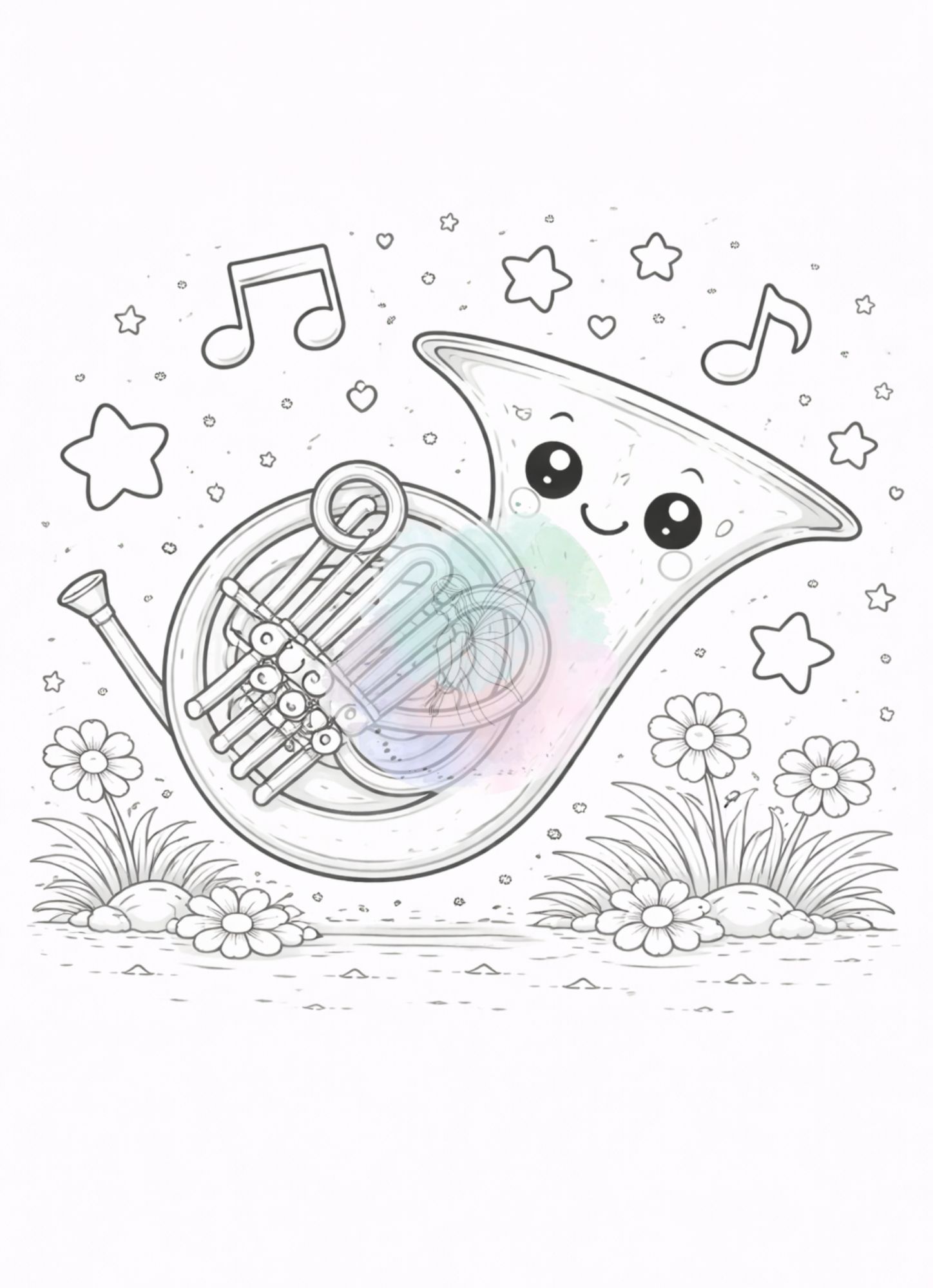 Ausmalbilder Musik