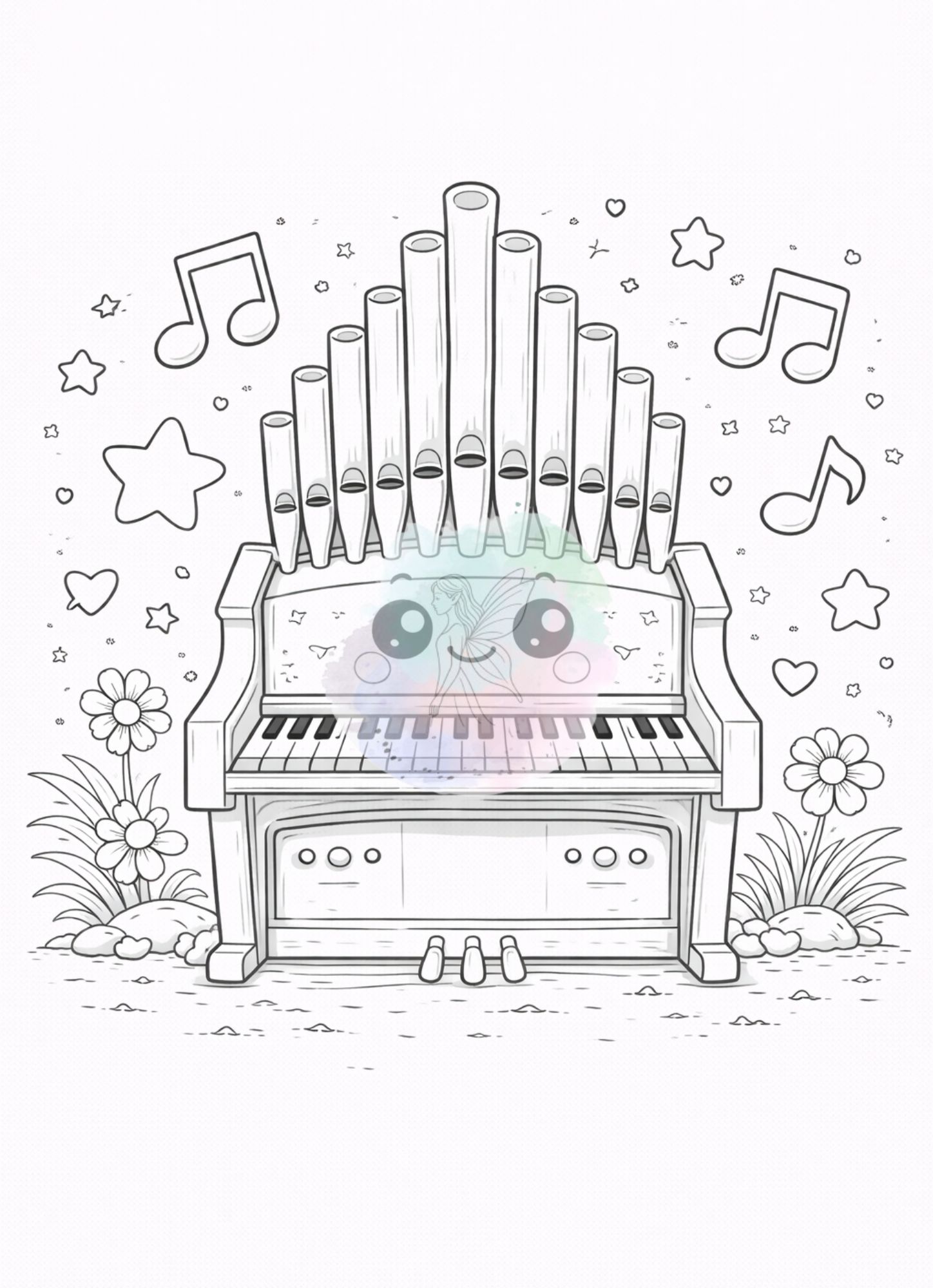 Ausmalbilder Musik