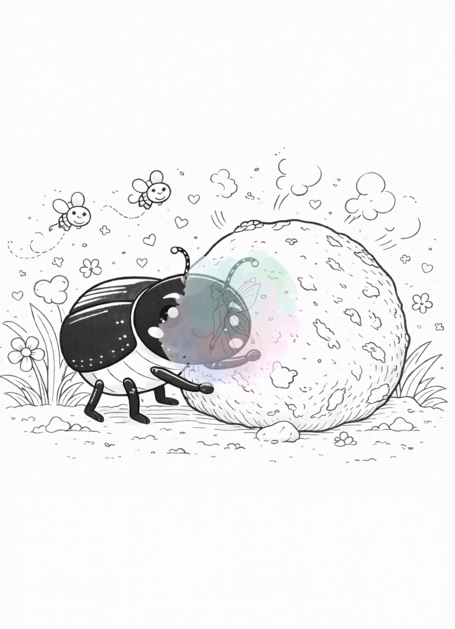 Ausmalbilder Insekten