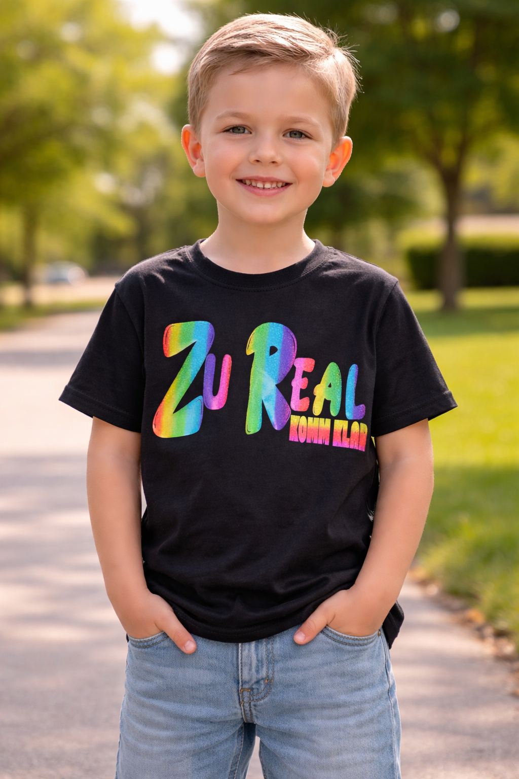 Shirt "Zu Real - komm klar"