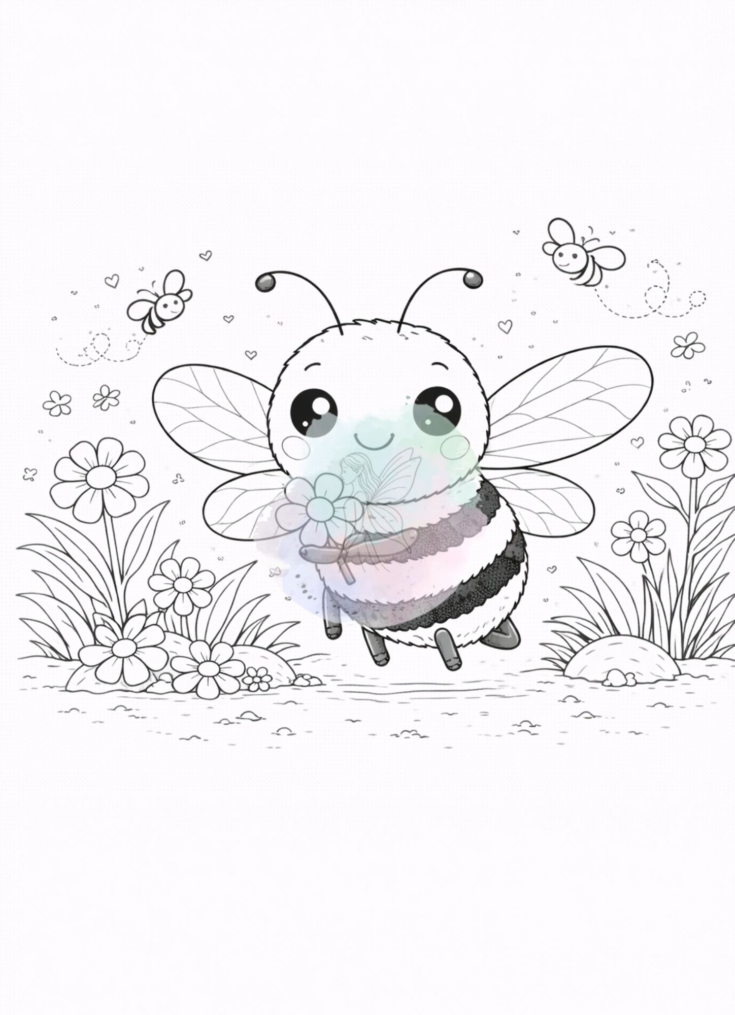 Ausmalbilder Insekten