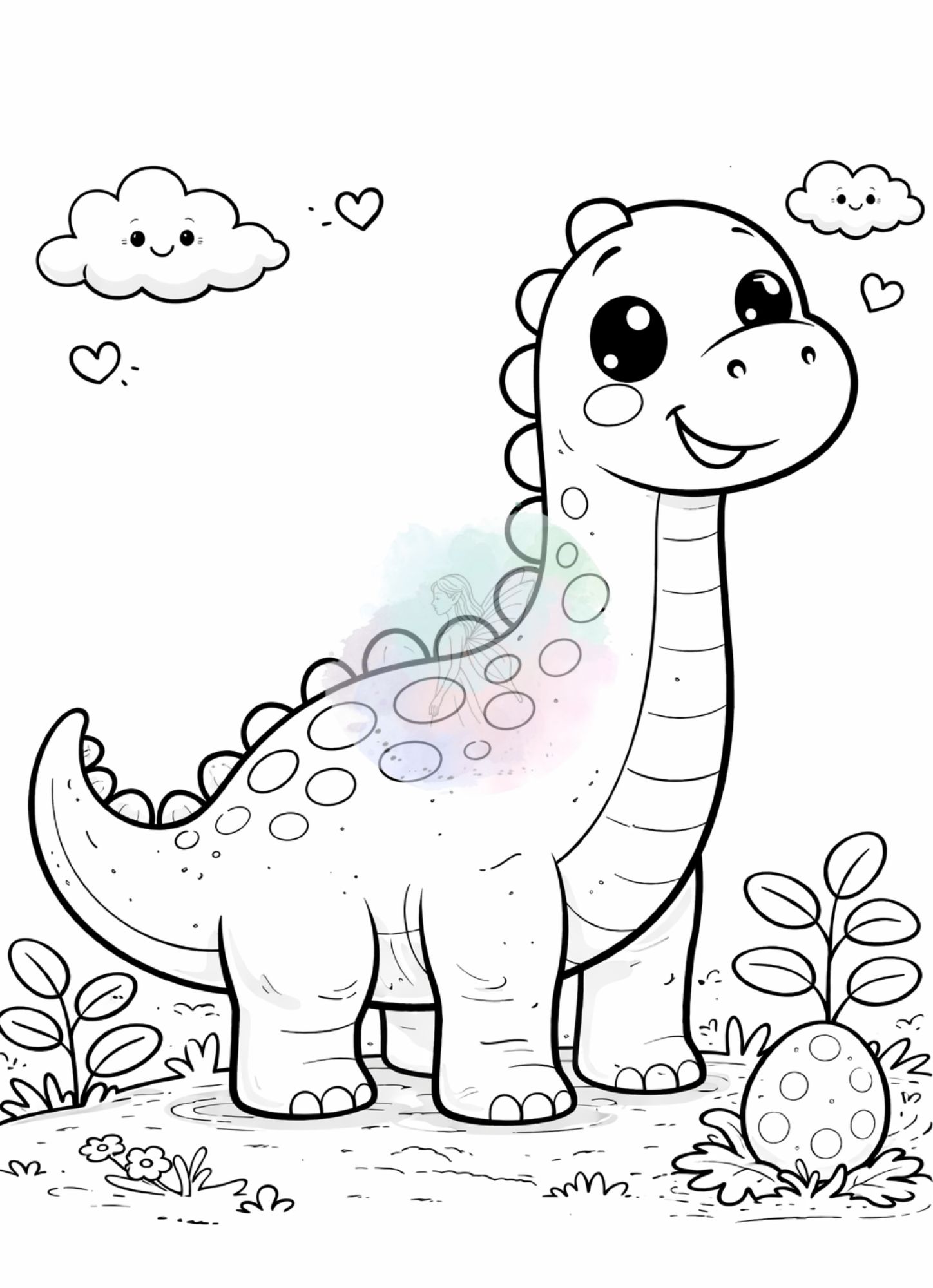 Ausmalbilder Dino
