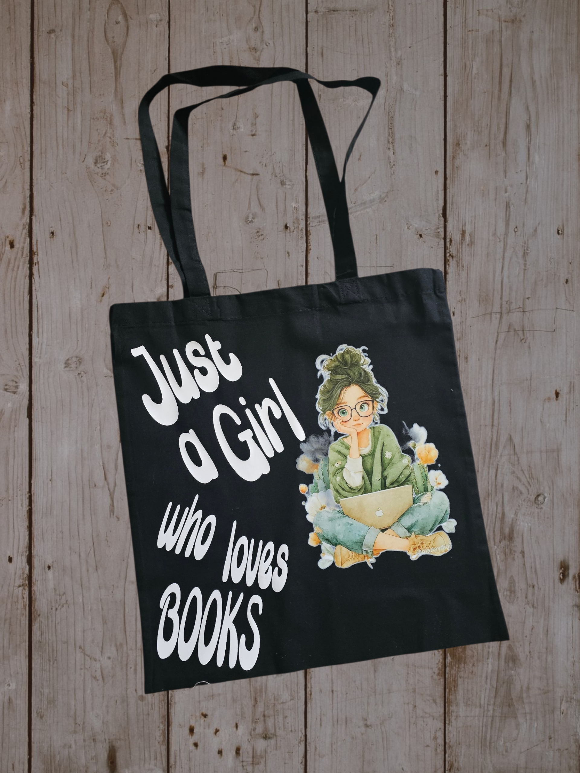 Baumwolltasche Bookie2