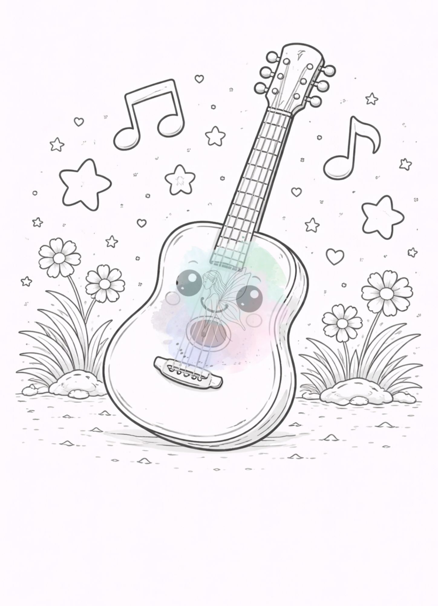 Ausmalbilder Musik
