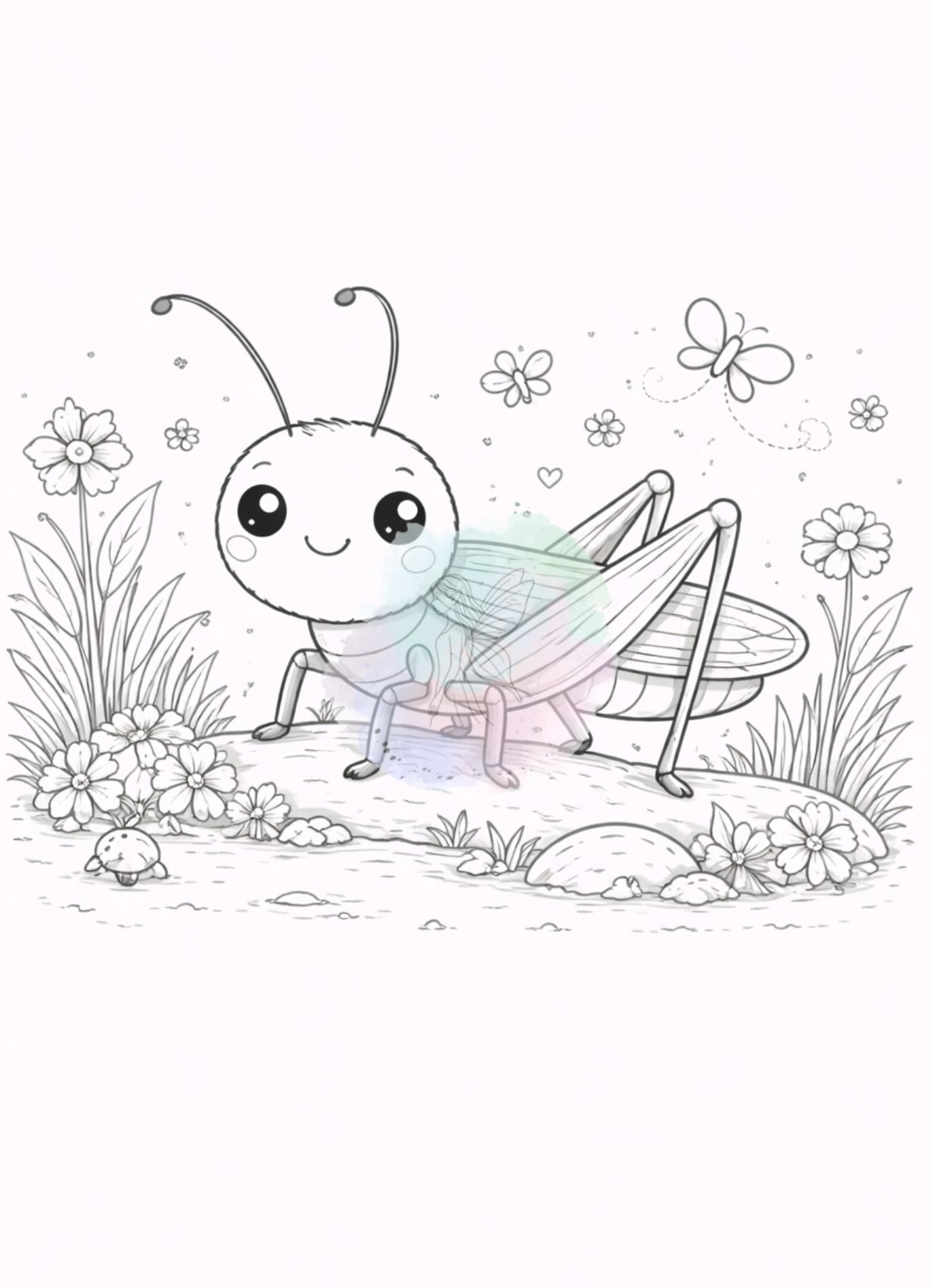 Ausmalbilder Insekten