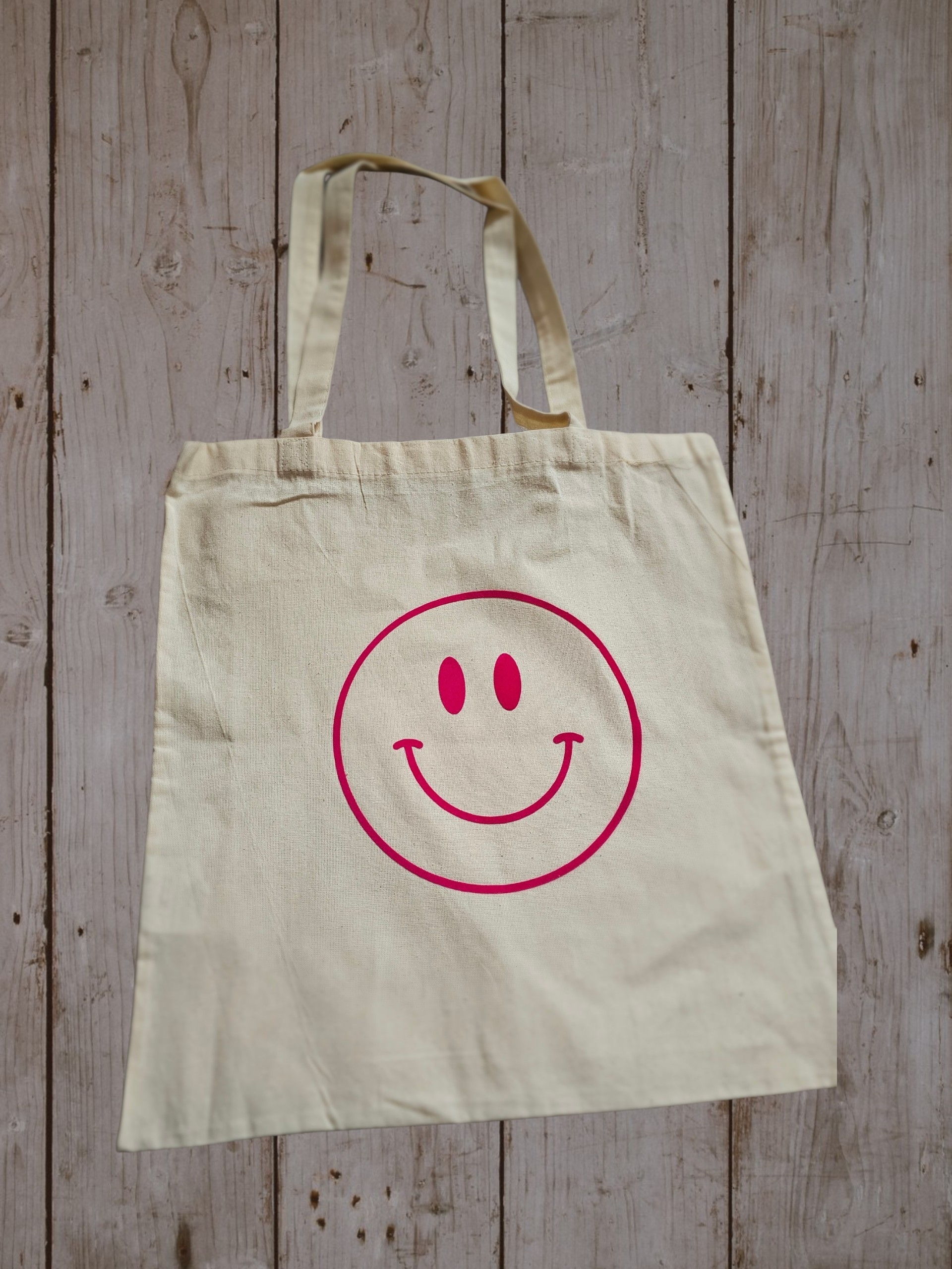 Smiley Baumwolltasche