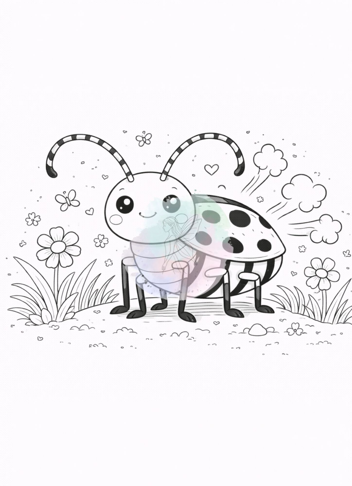 Ausmalbilder Insekten