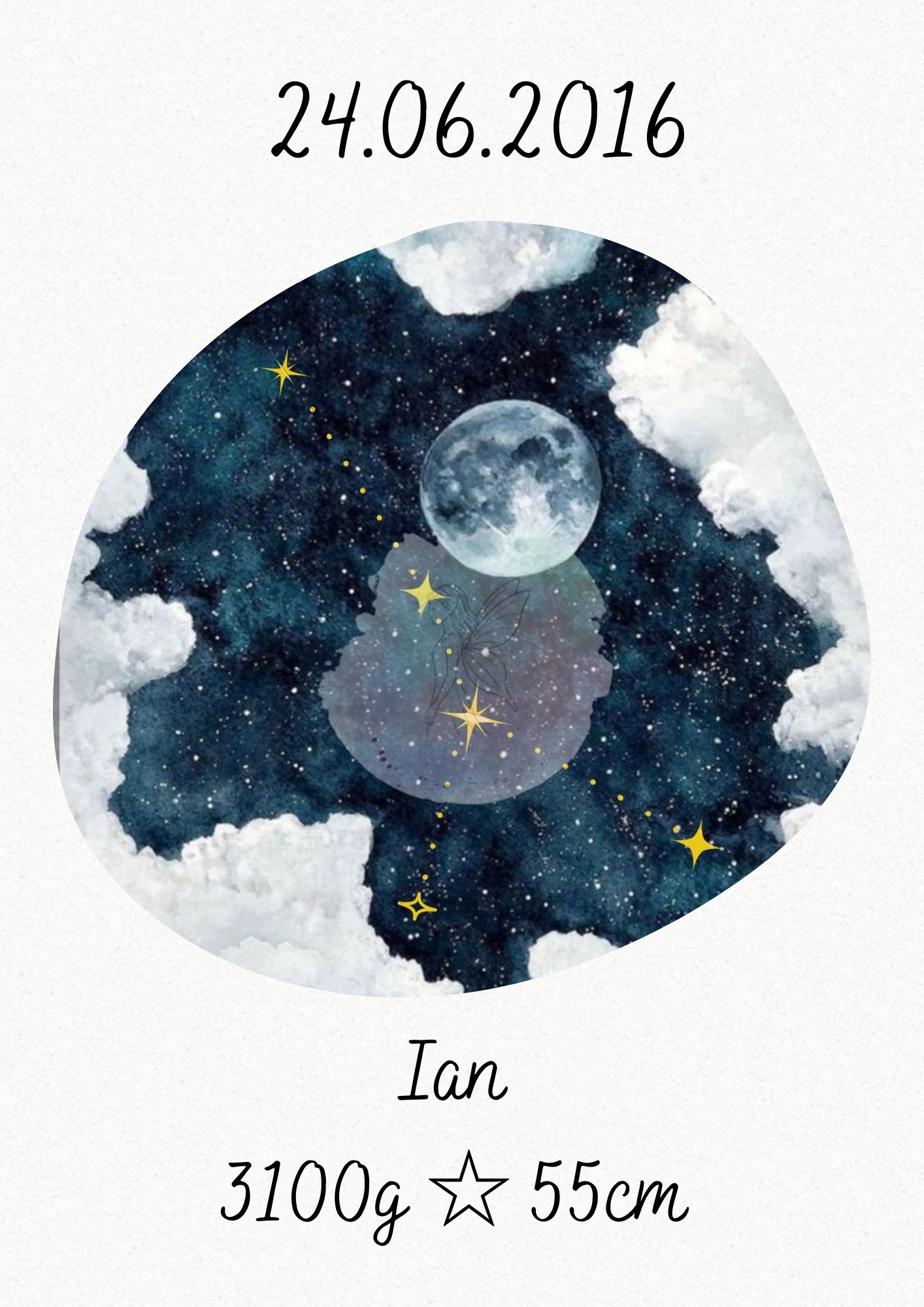 Sternenbild - Digitale Datei A4/A3