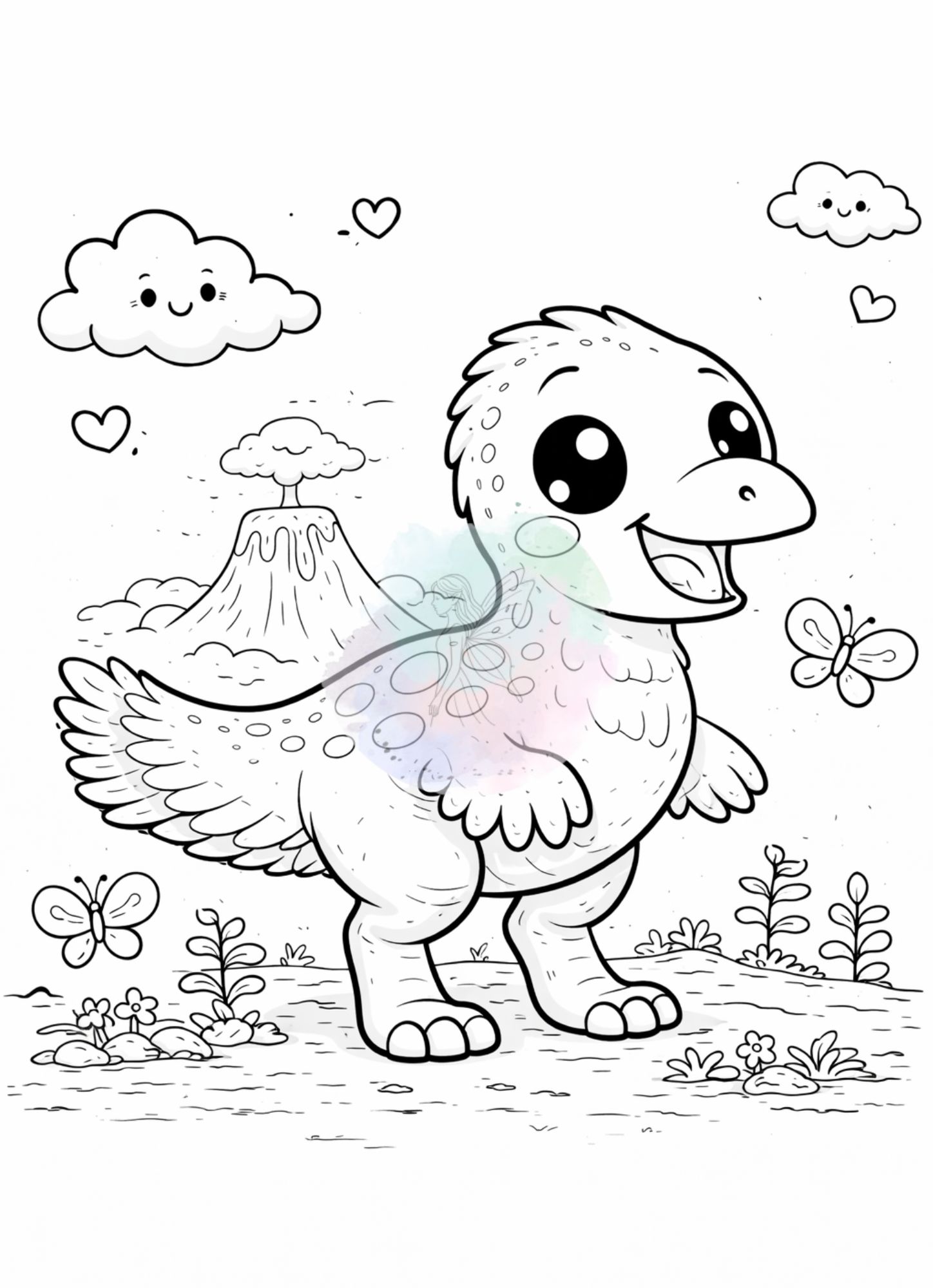 Ausmalbilder Dino