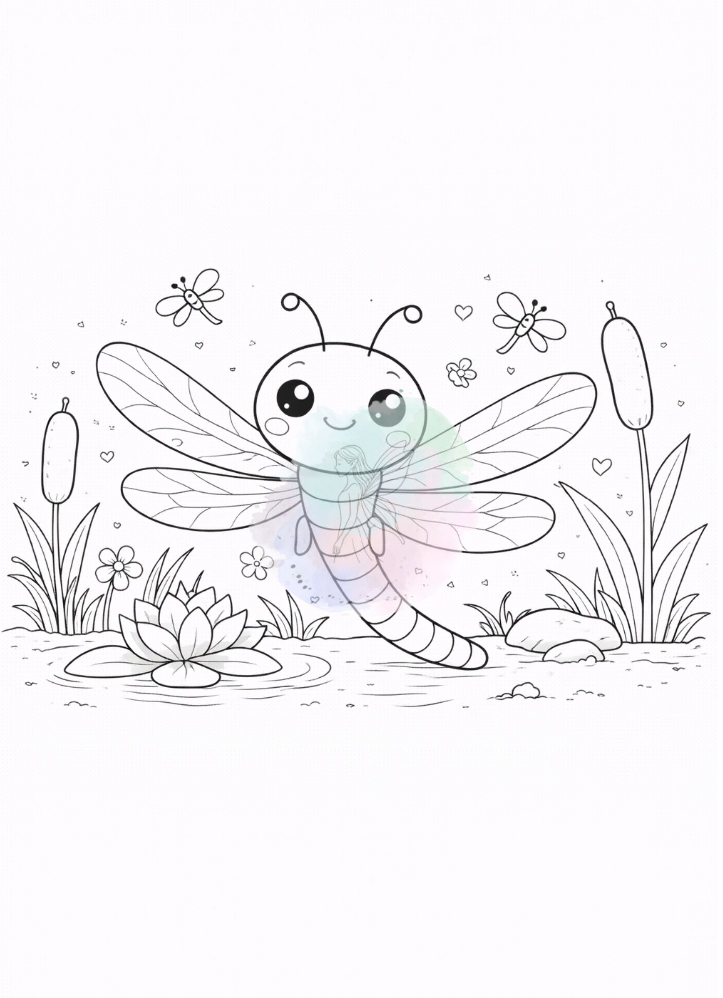 Ausmalbilder Insekten